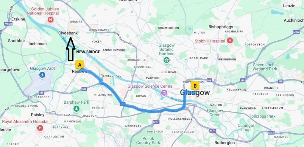 Glasgow Apartment Close To The Airport Renfrew Exteriér fotografie